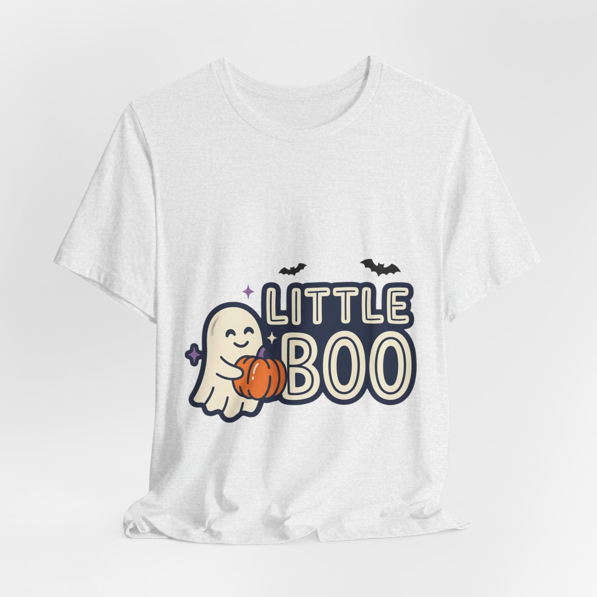Little Boo Ghost Tee | Matching Halloween Family Shirts, Pumpkin, Bats