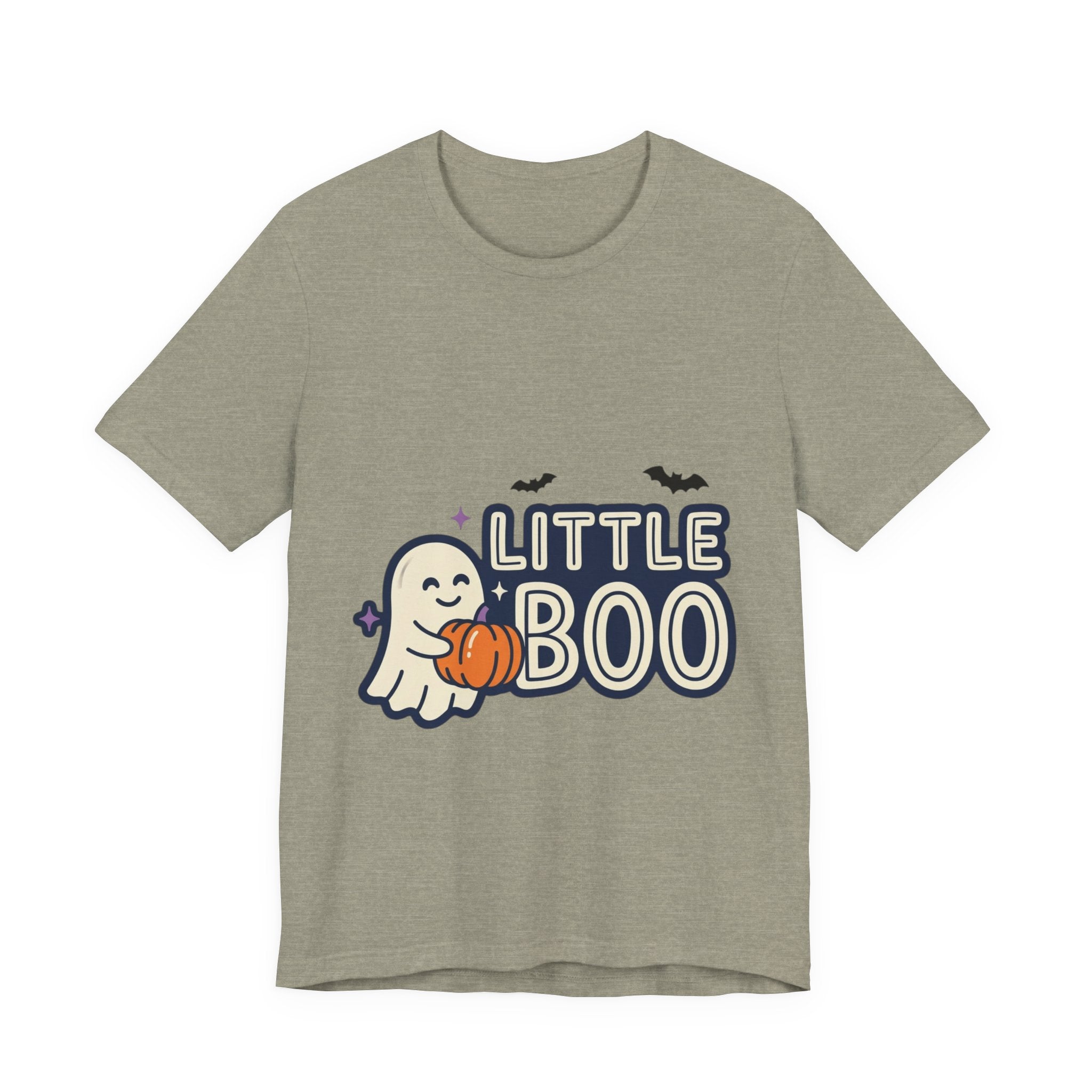 Little Boo Ghost Tee | Matching Halloween Family Shirts, Pumpkin, Bats