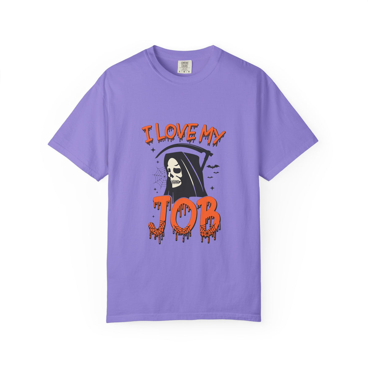 💀 I Love My Job Grim Reaper Tee | Funny Halloween Work Shirt