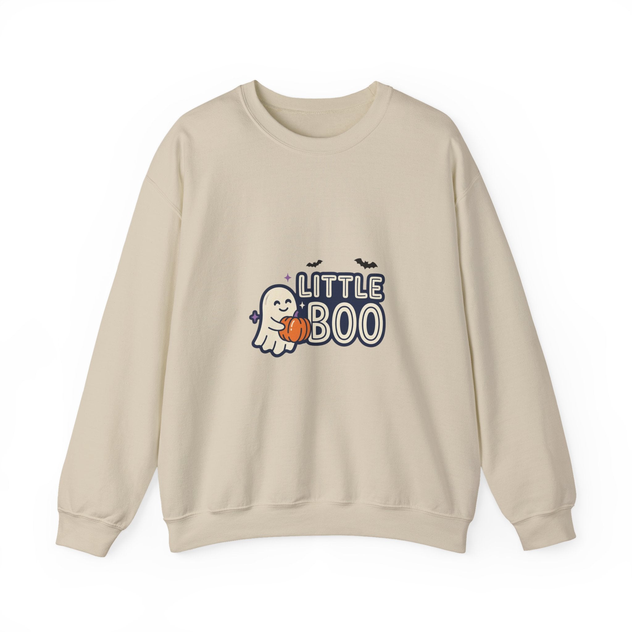 Little Boo Sweatshirt — Cute Halloween Ghost Crewneck for Kids & Parents