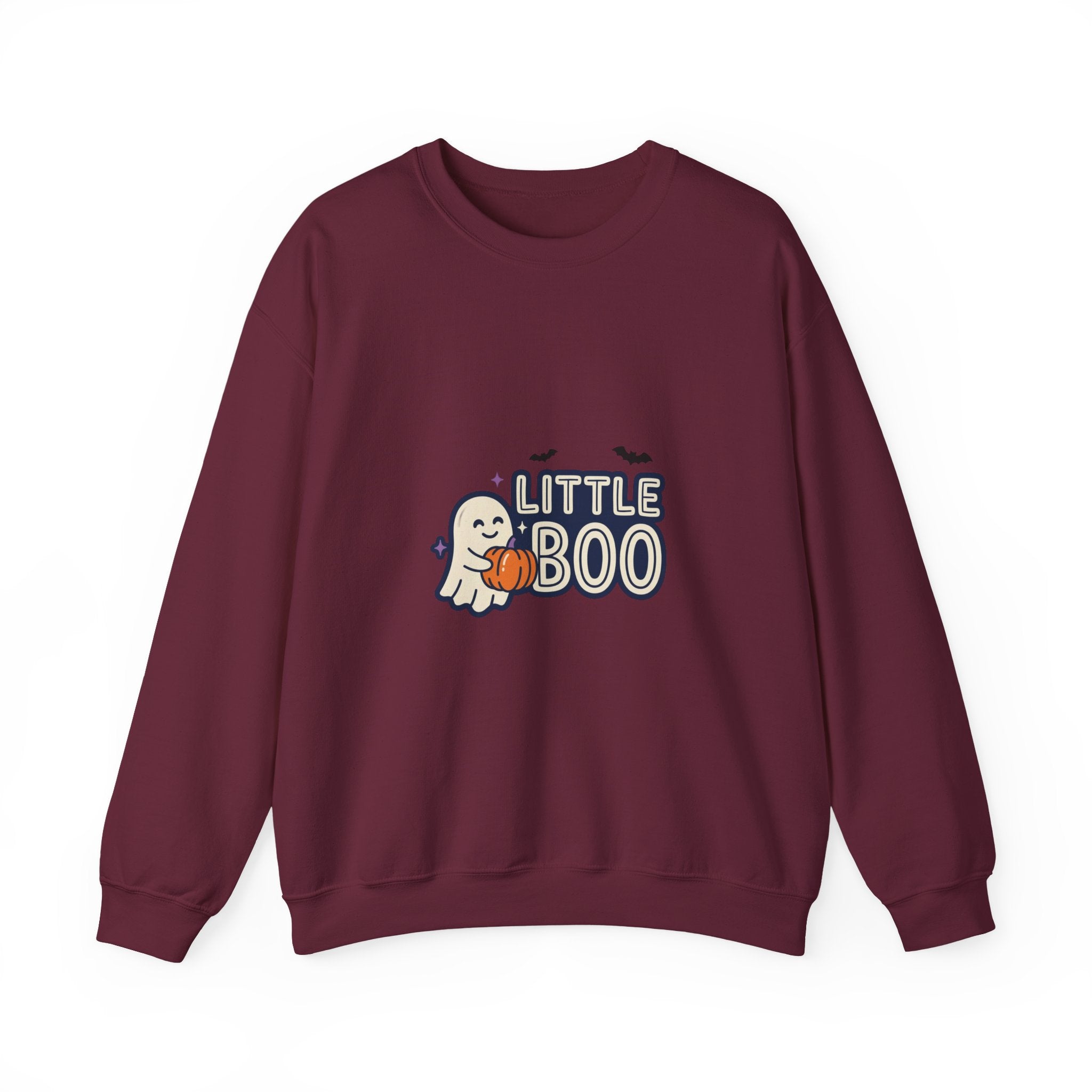 Little Boo Sweatshirt — Cute Halloween Ghost Crewneck for Kids & Parents