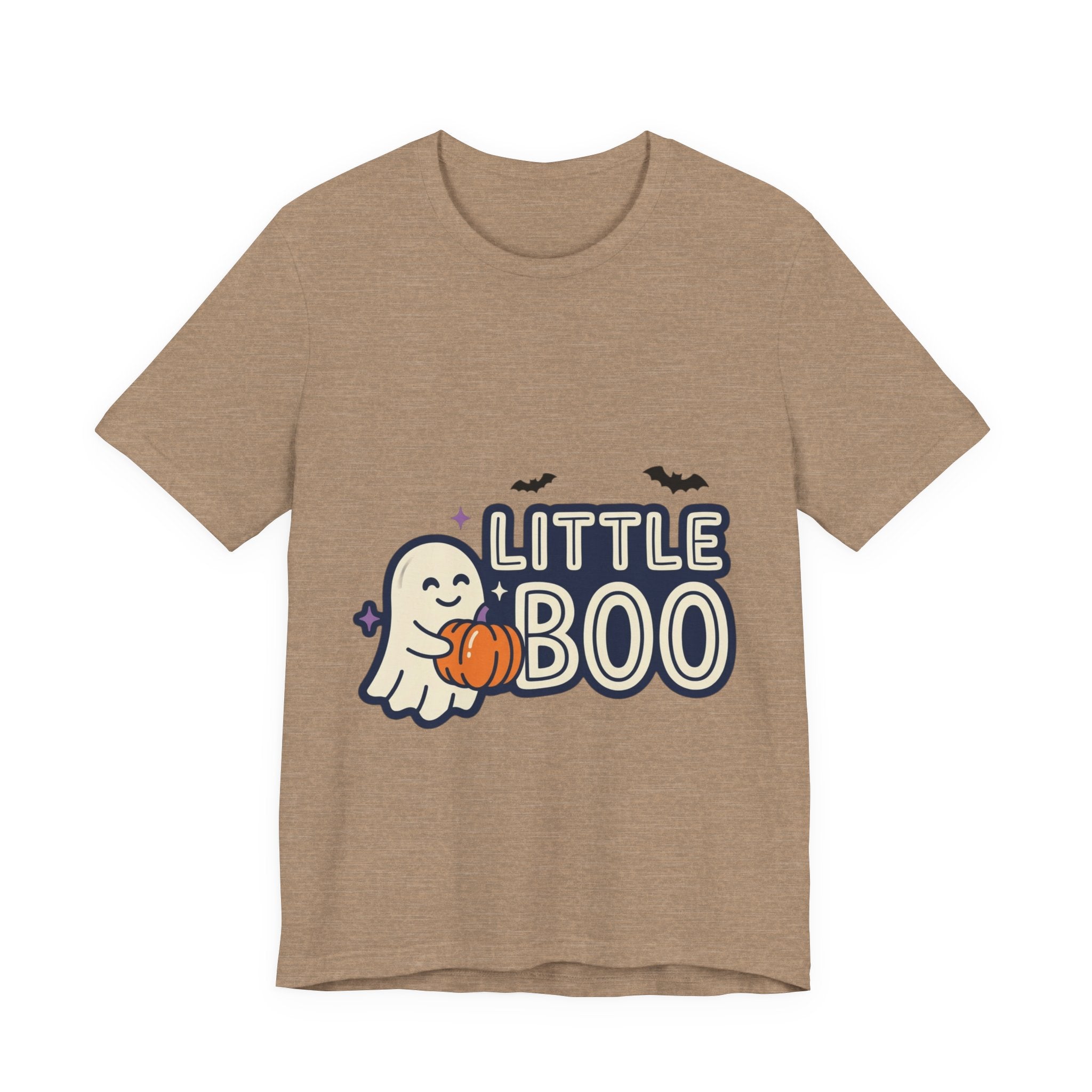 Little Boo Ghost Tee | Matching Halloween Family Shirts, Pumpkin, Bats