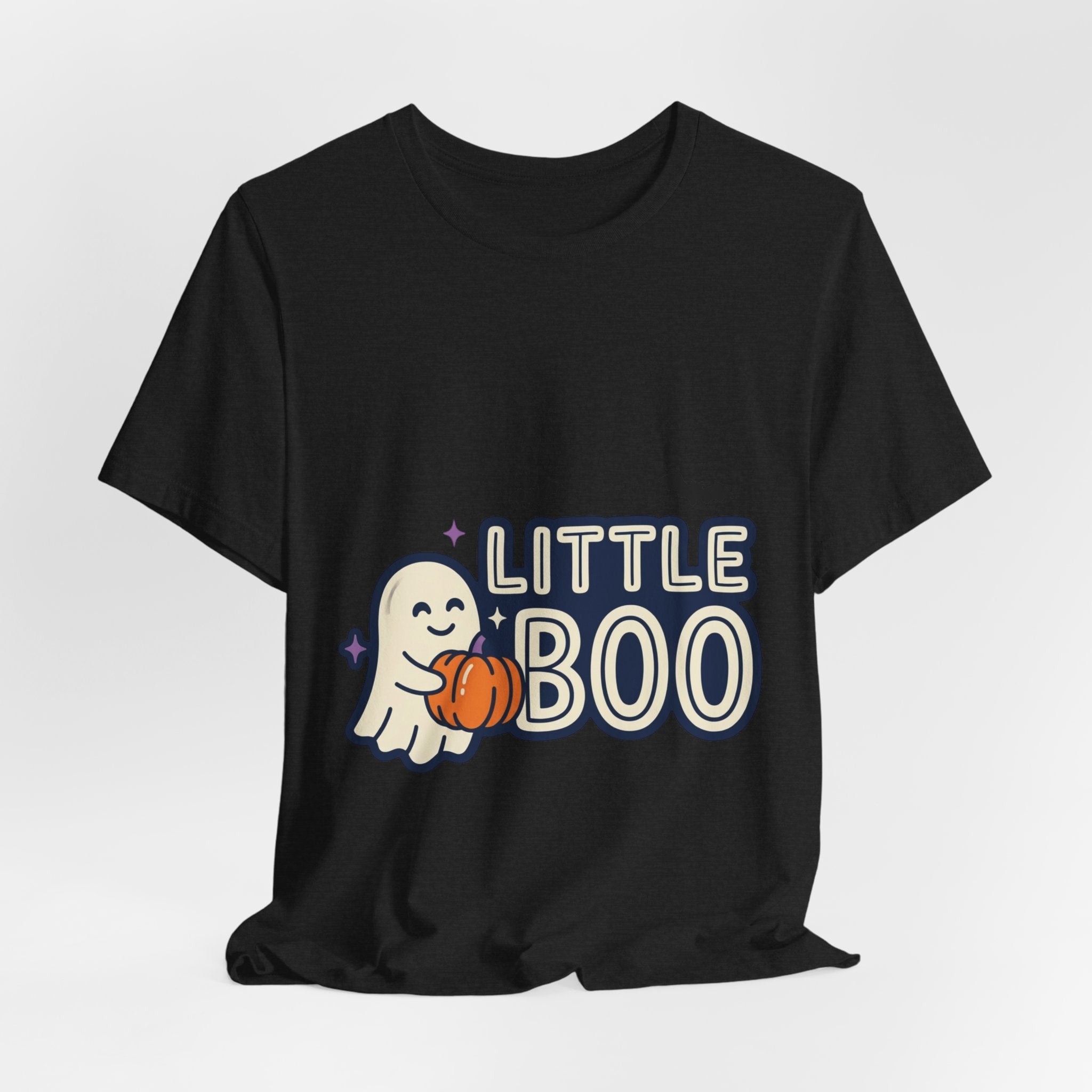 Little Boo Ghost Tee | Matching Halloween Family Shirts, Pumpkin, Bats