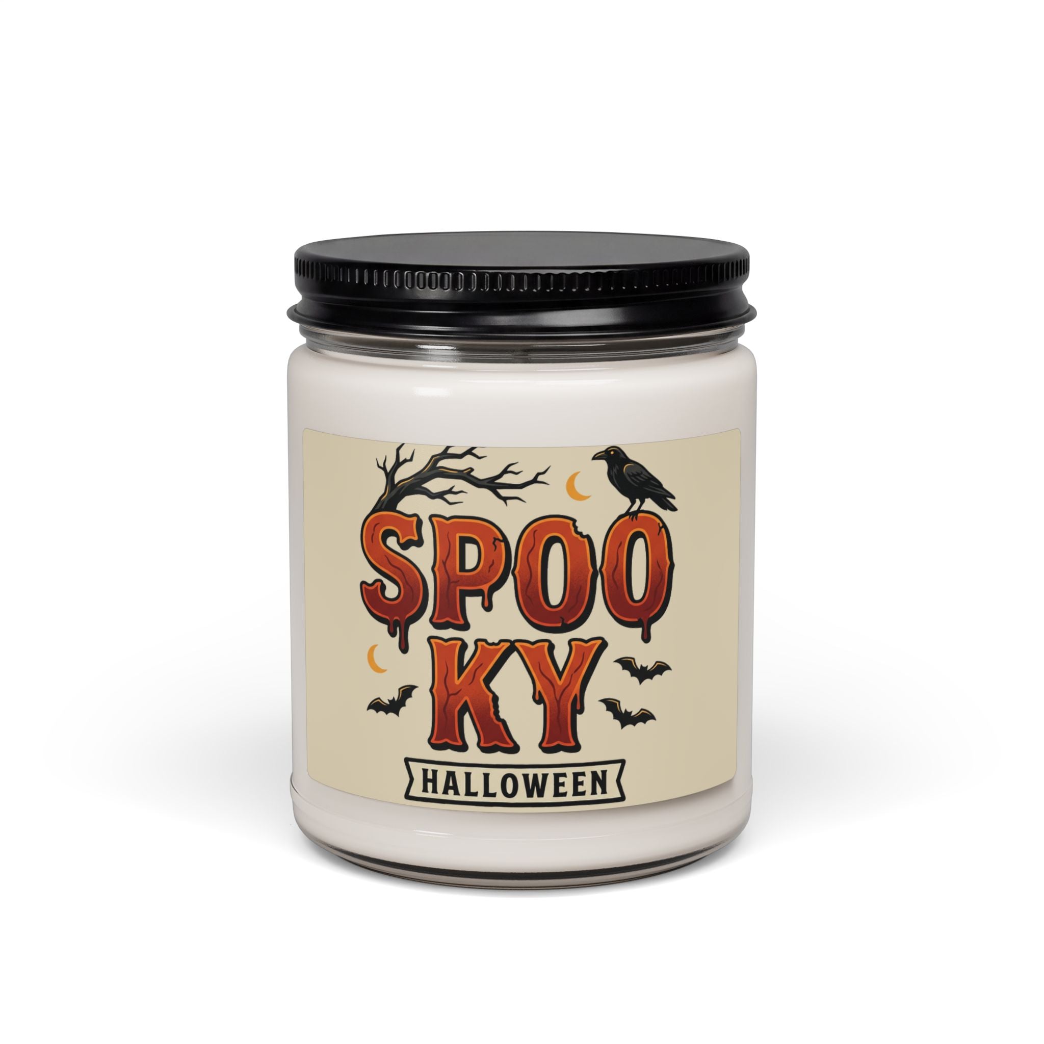 Spooky Halloween Soy Candle — 9oz Scented Jar