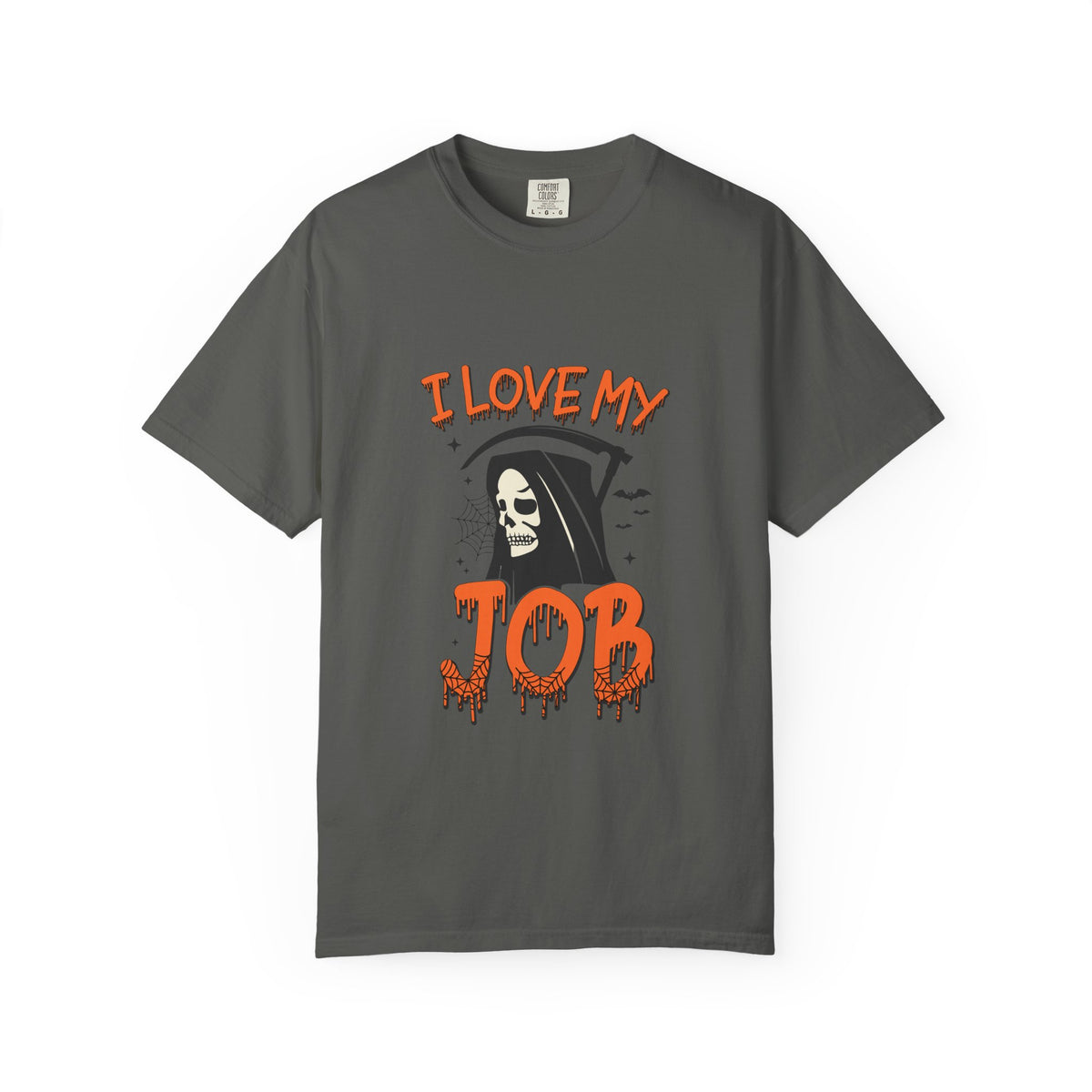 💀 I Love My Job Grim Reaper Tee | Funny Halloween Work Shirt