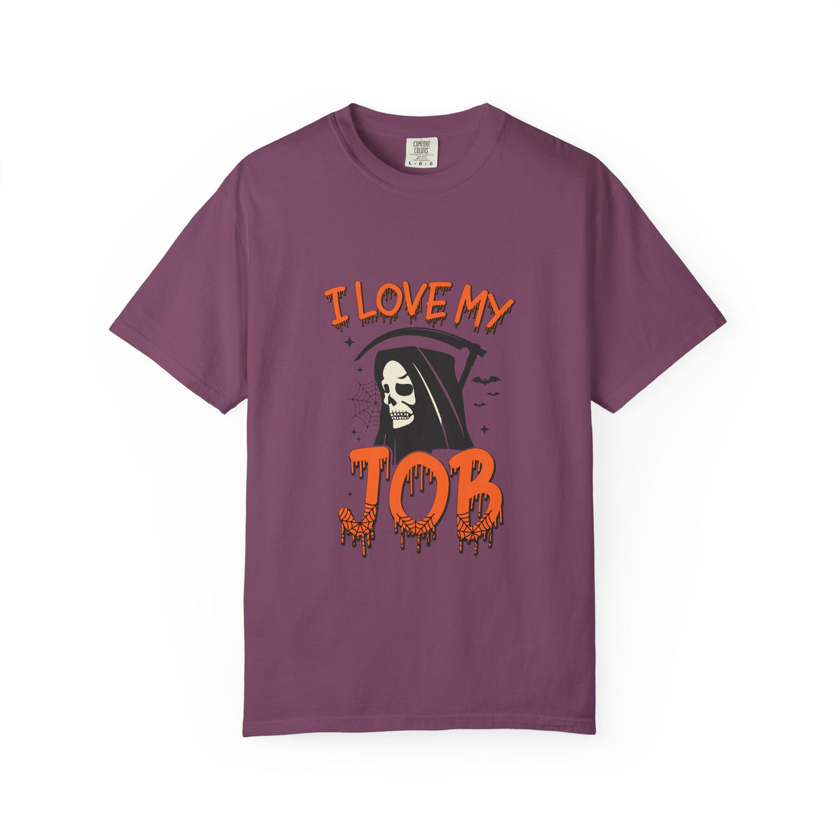 💀 I Love My Job Grim Reaper Tee | Funny Halloween Work Shirt