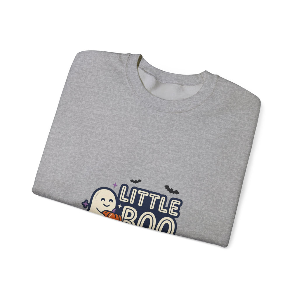 Little Boo Sweatshirt — Cute Halloween Ghost Crewneck for Kids & Parents