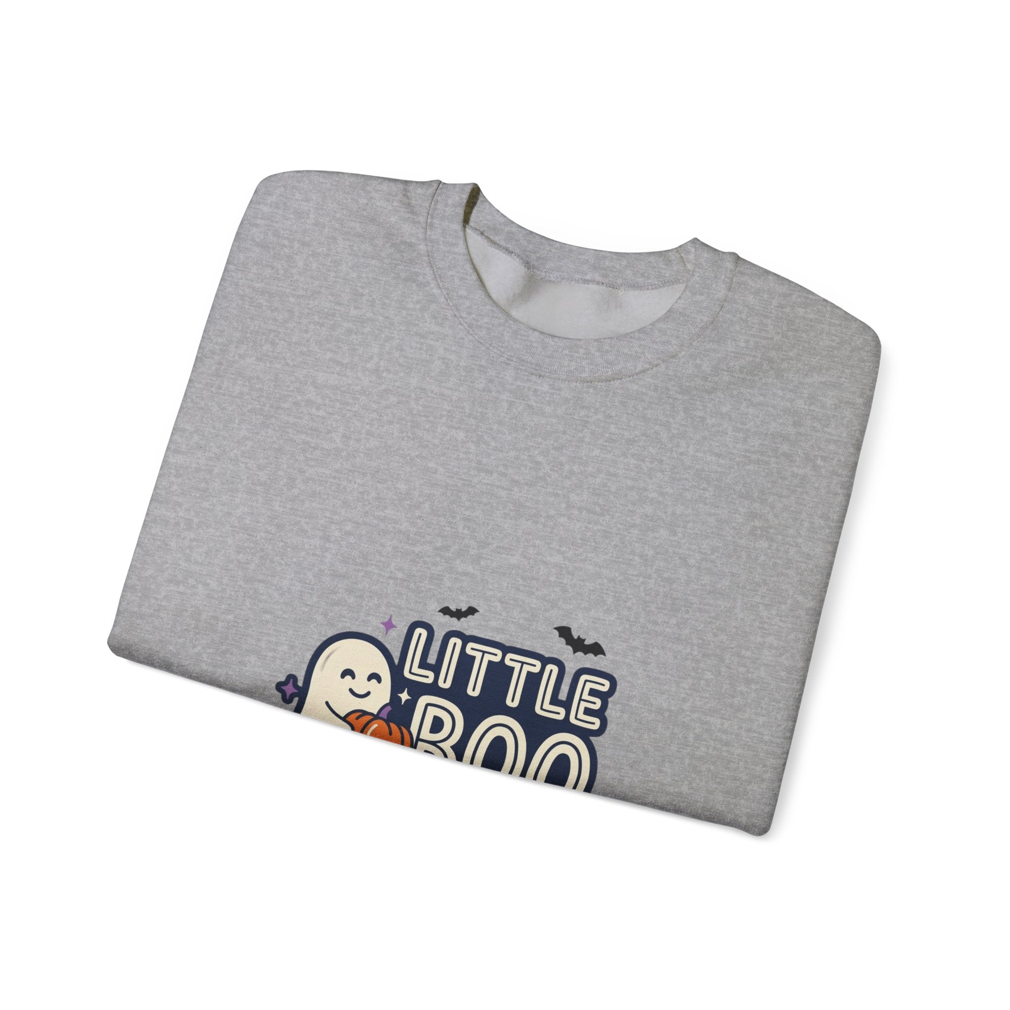 Little Boo Sweatshirt — Cute Halloween Ghost Crewneck for Kids & Parents