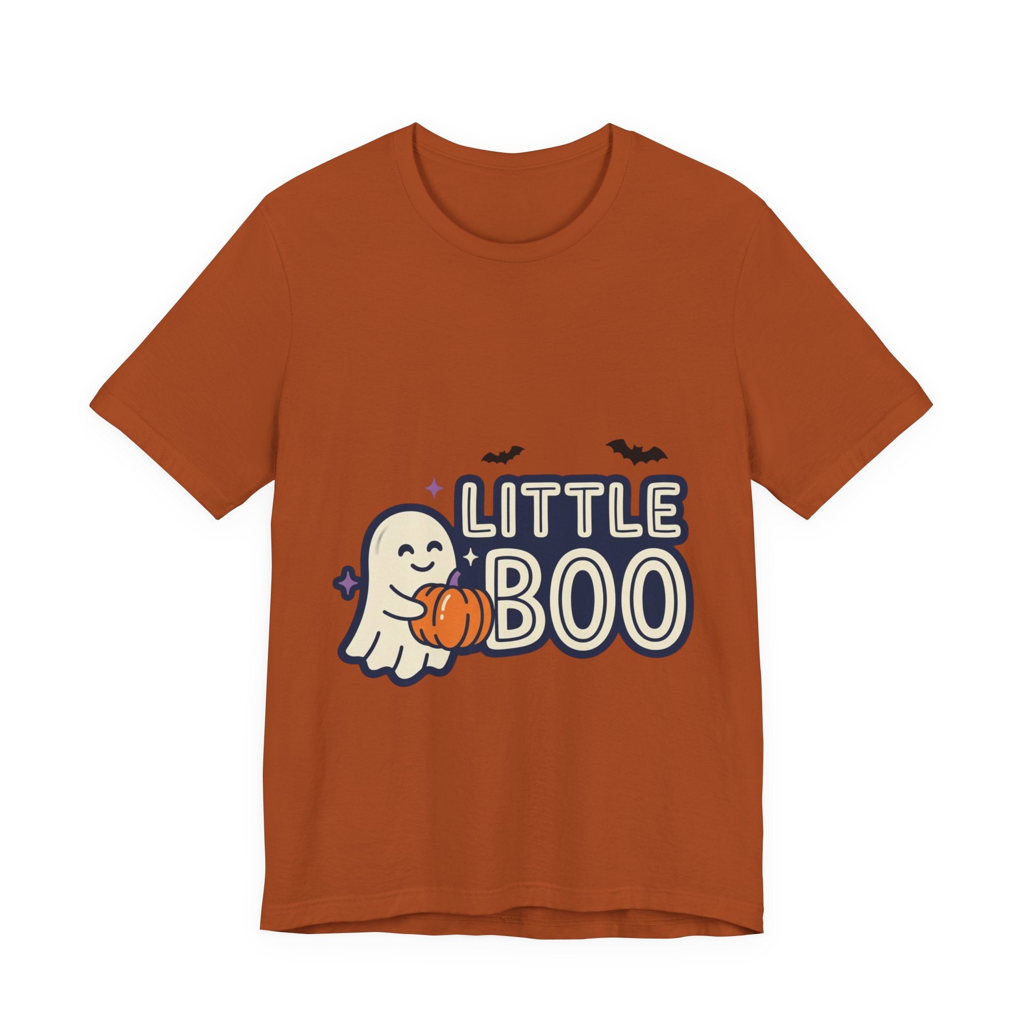 Little Boo Ghost Tee | Matching Halloween Family Shirts, Pumpkin, Bats