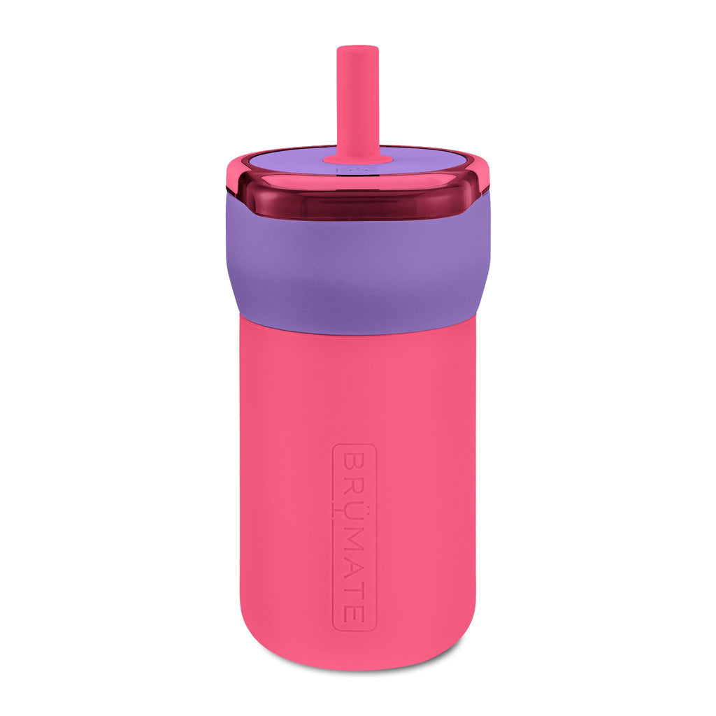 Engraved 12oz Kids Leakproof Straw Tumbler — Personalized Insulated Cup for School & Travel