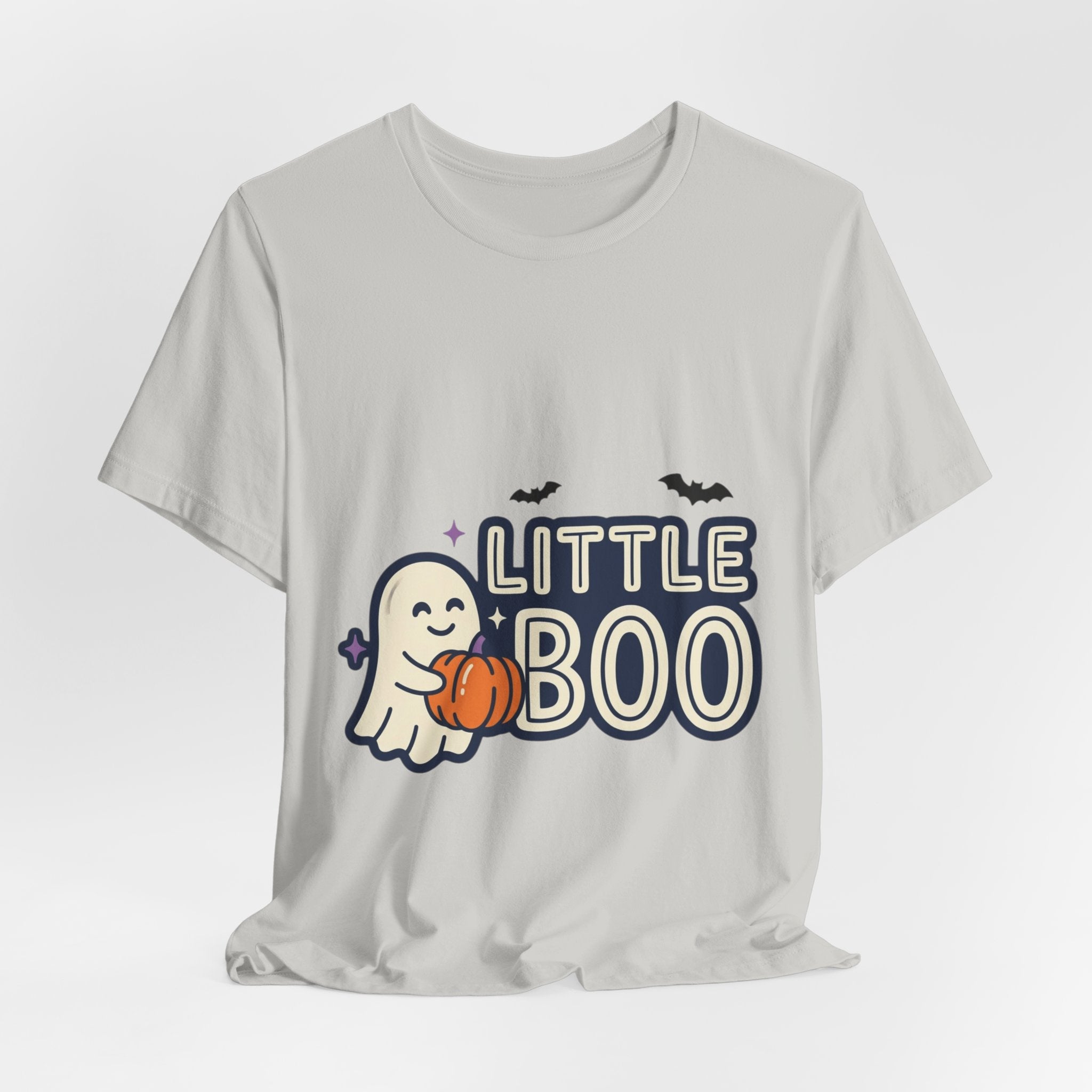 Little Boo Ghost Tee | Matching Halloween Family Shirts, Pumpkin, Bats
