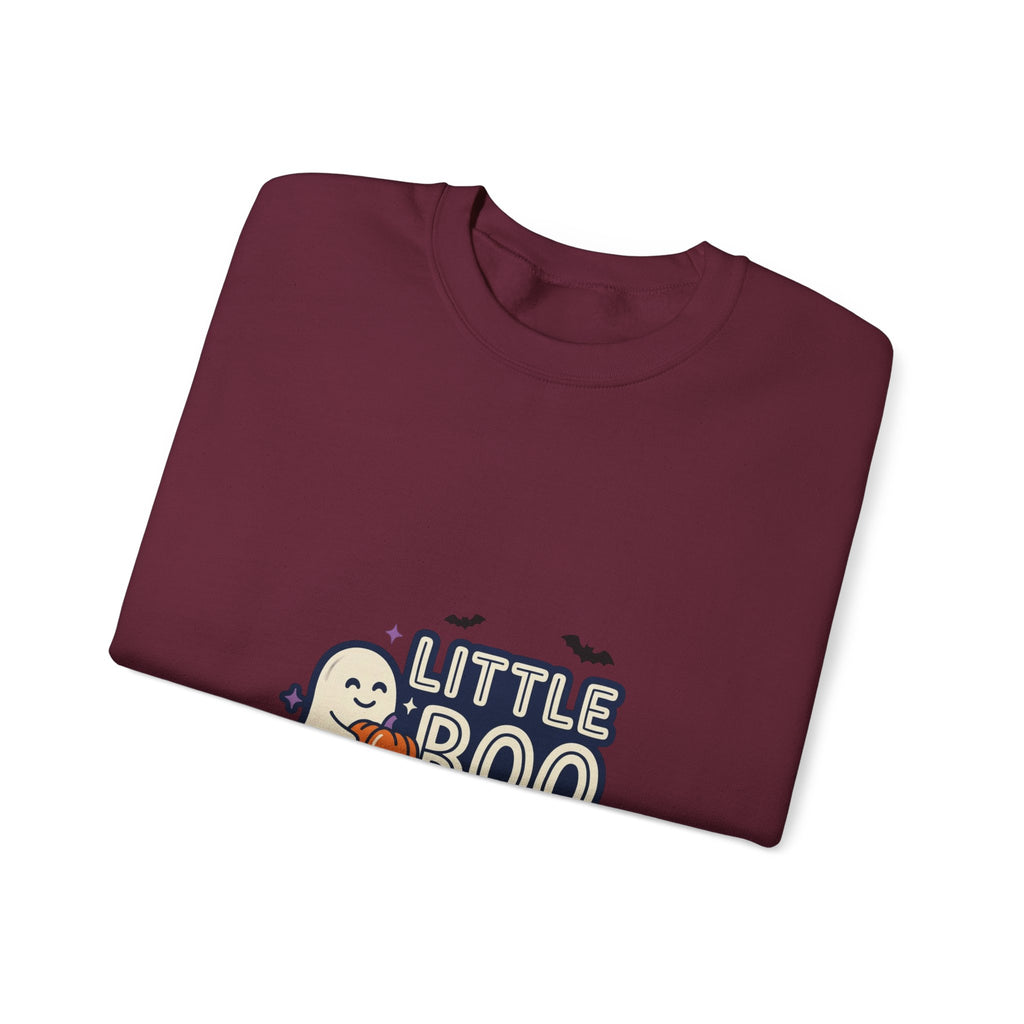 Little Boo Sweatshirt — Cute Halloween Ghost Crewneck for Kids & Parents