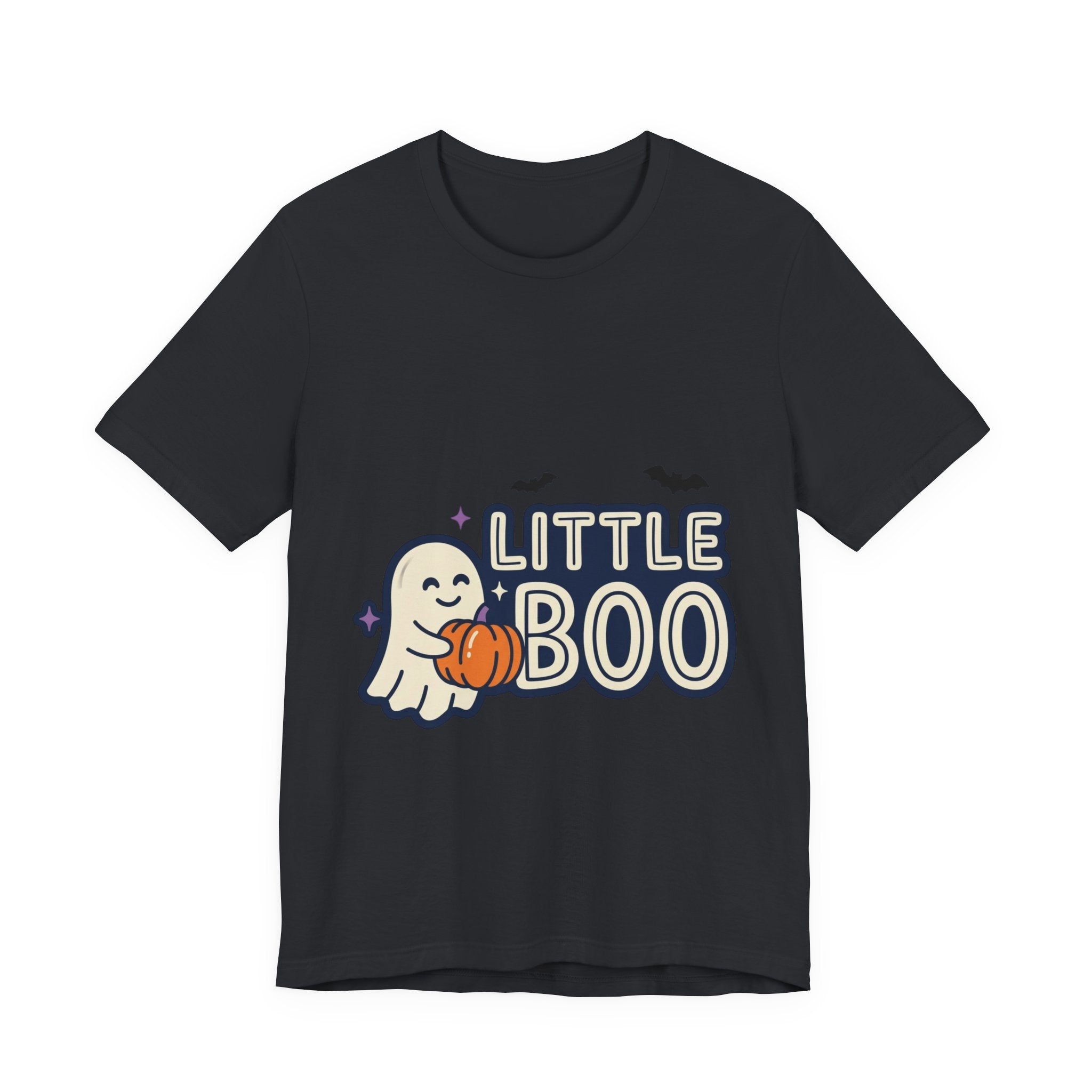 Little Boo Ghost Tee | Matching Halloween Family Shirts, Pumpkin, Bats