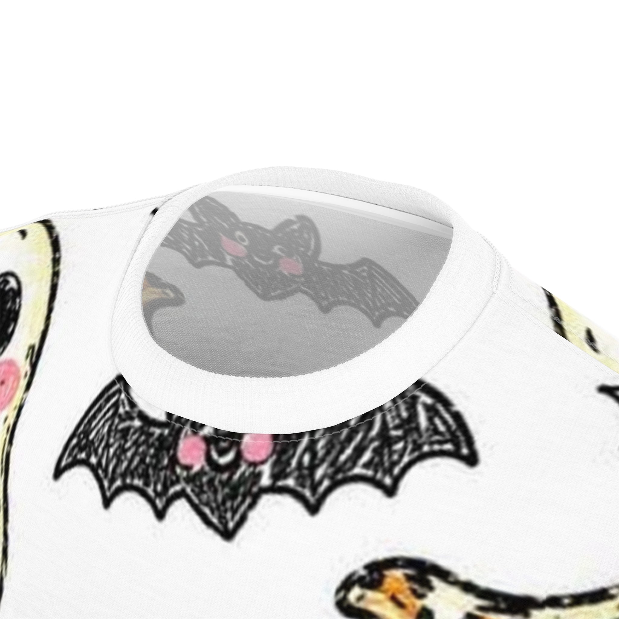 Spooky Season All-Over Print Tee - Halloween Ghosts & Pumpkins