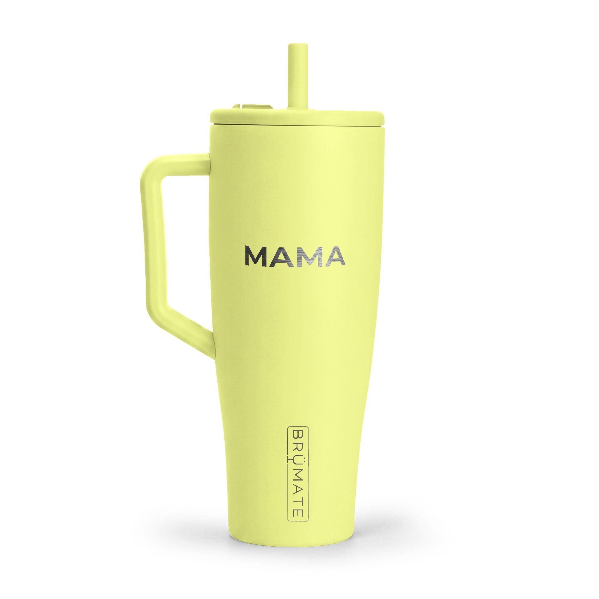 40oz Insulated Travel Tumbler with Handle & Lid — Engravable Stainless Steel Mug