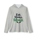 Soccer Hoodie - "Eat. Sleep. Soccer." Men's Sports Warmup Pullover