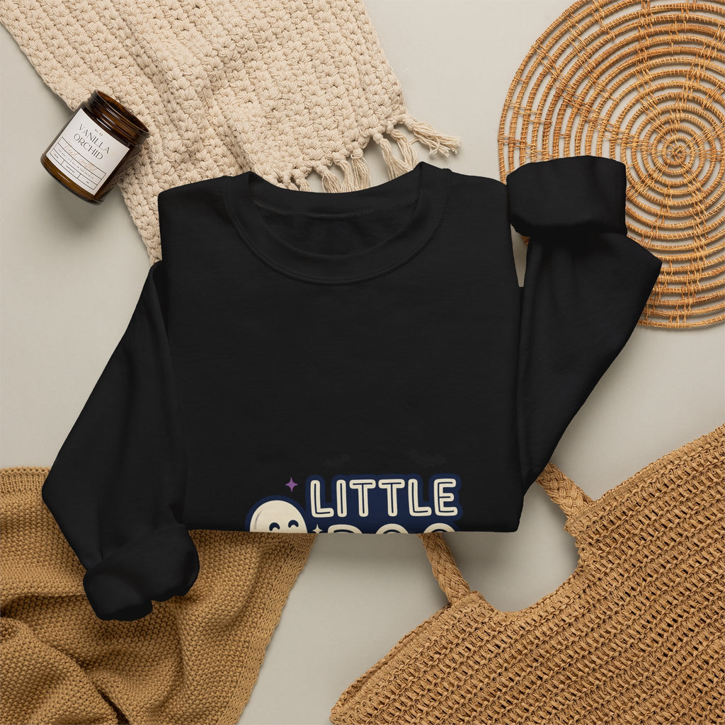 Little Boo Sweatshirt — Cute Halloween Ghost Crewneck for Kids & Parents