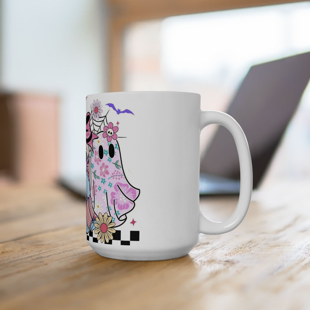 👻 Boo-tiful Patchwork Ghost Mug