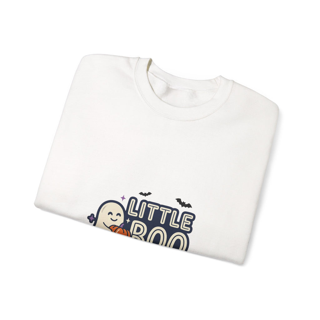 Little Boo Sweatshirt — Cute Halloween Ghost Crewneck for Kids & Parents