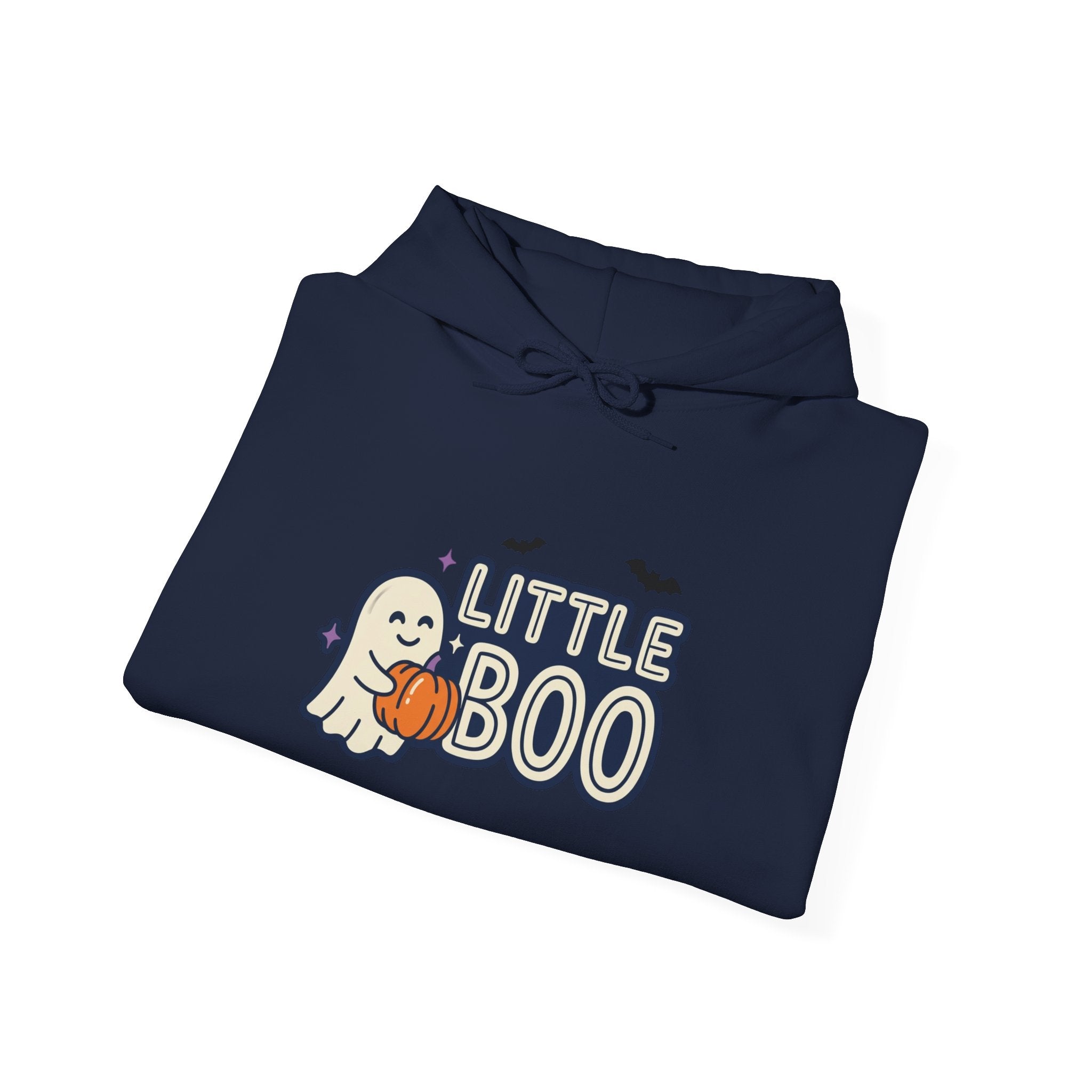 Little Boo Hoodie | Halloween Family Shirts, Matching Ghost Name Design