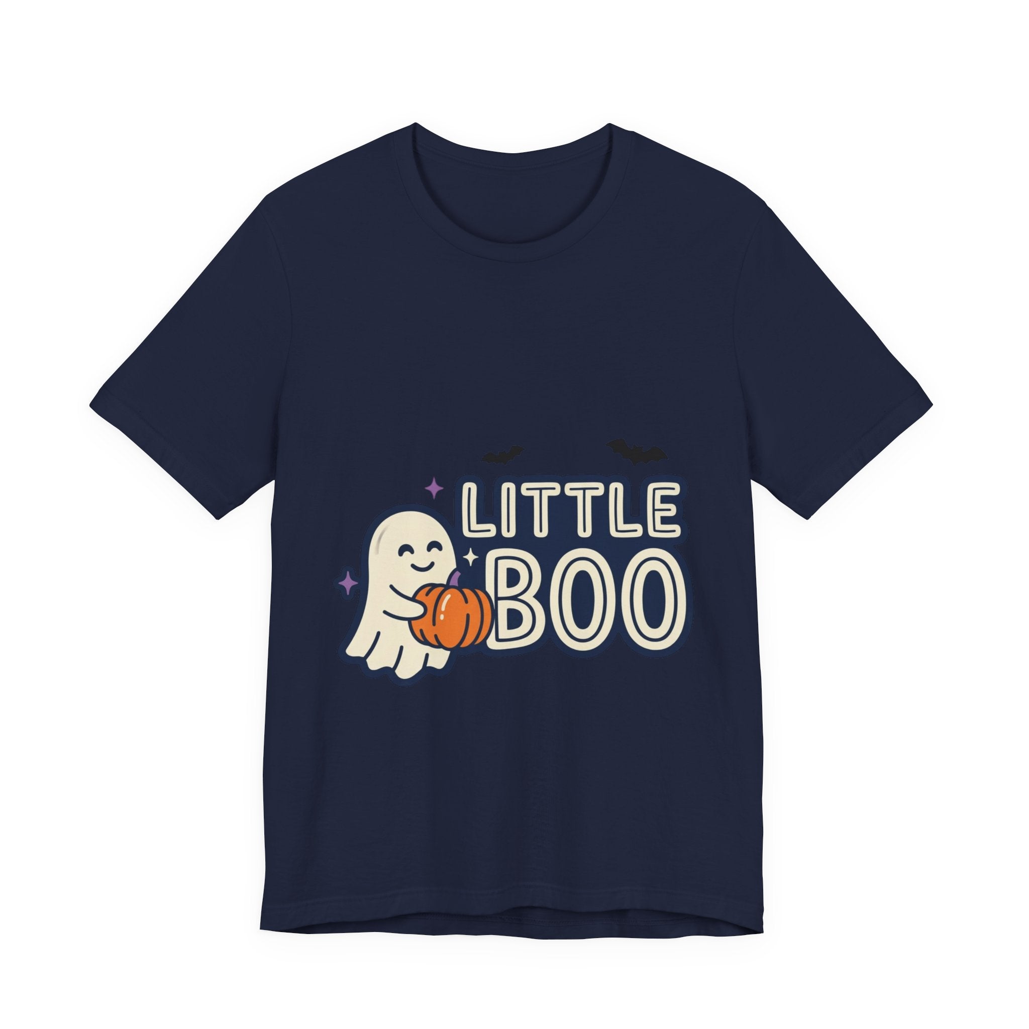 Little Boo Ghost Tee | Matching Halloween Family Shirts, Pumpkin, Bats