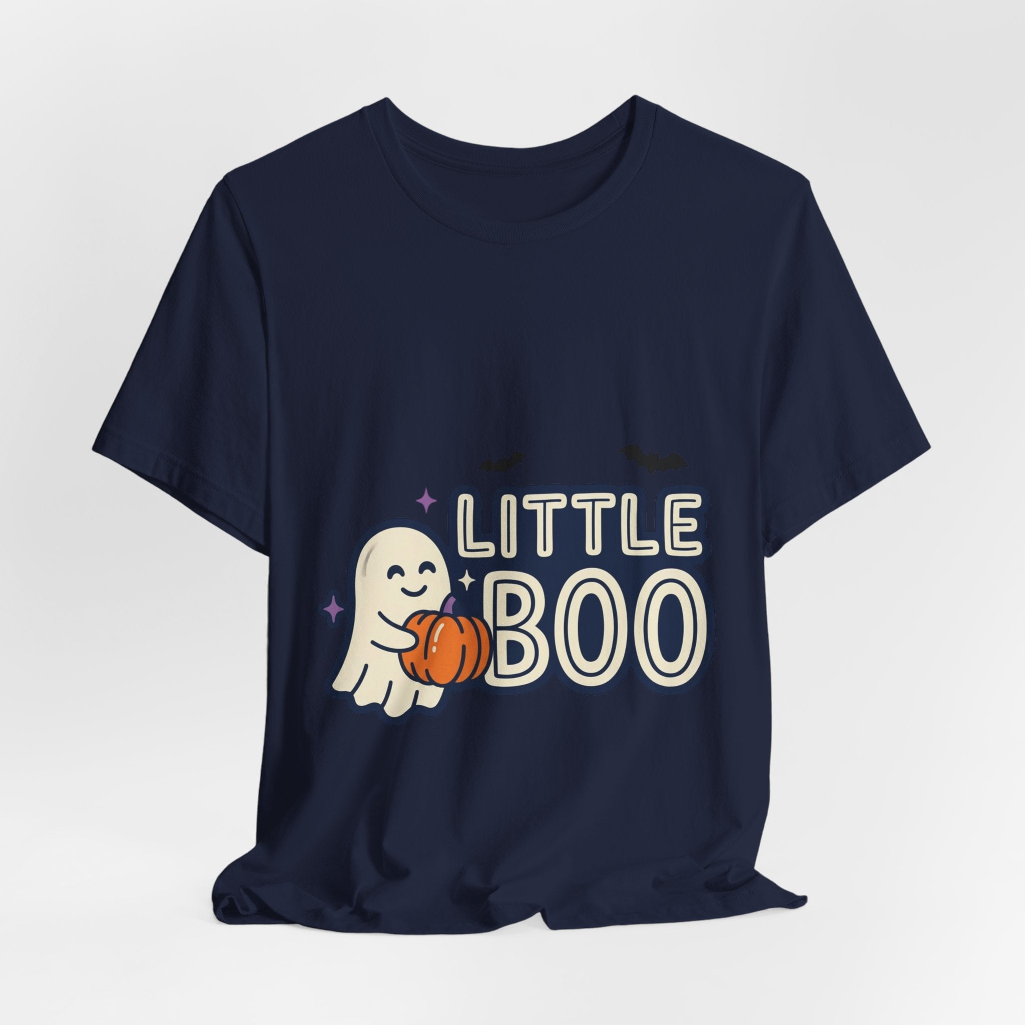 Little Boo Ghost Tee | Matching Halloween Family Shirts, Pumpkin, Bats