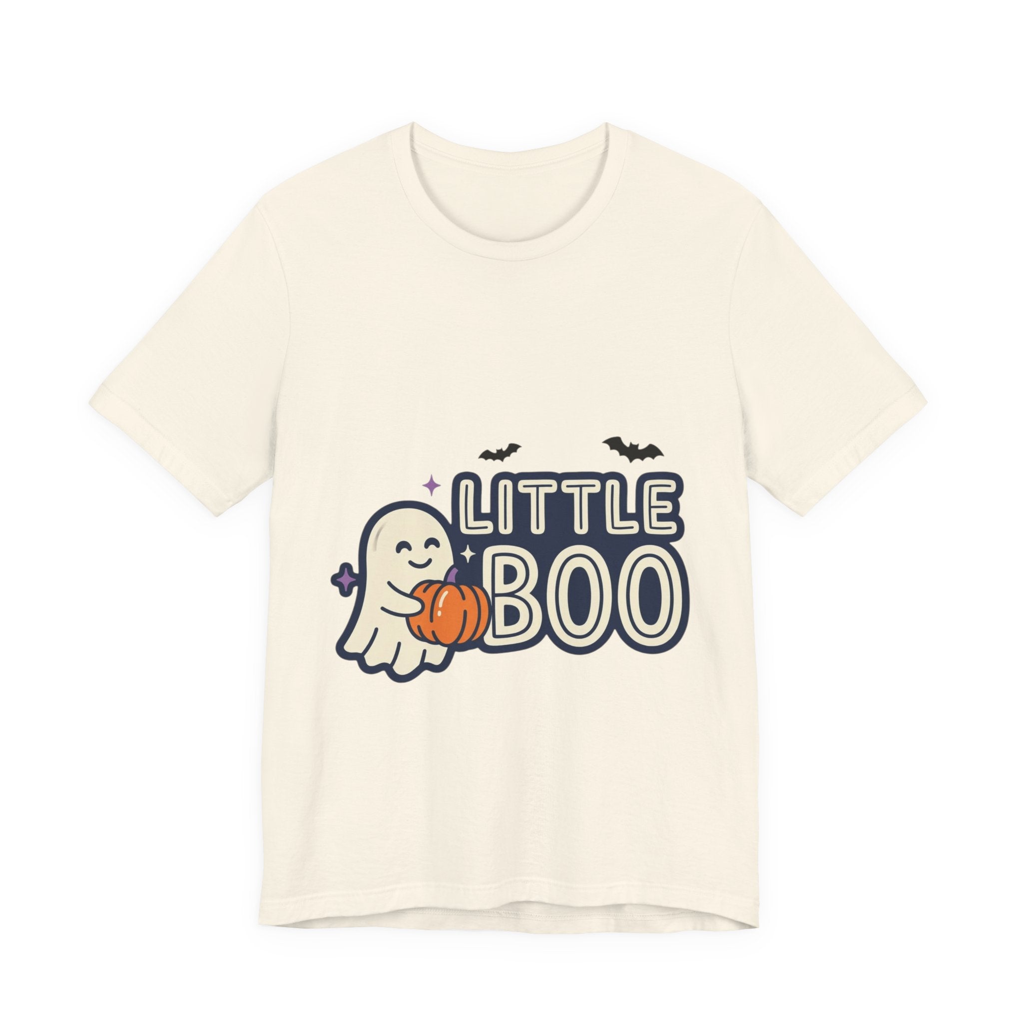 Little Boo Ghost Tee | Matching Halloween Family Shirts, Pumpkin, Bats