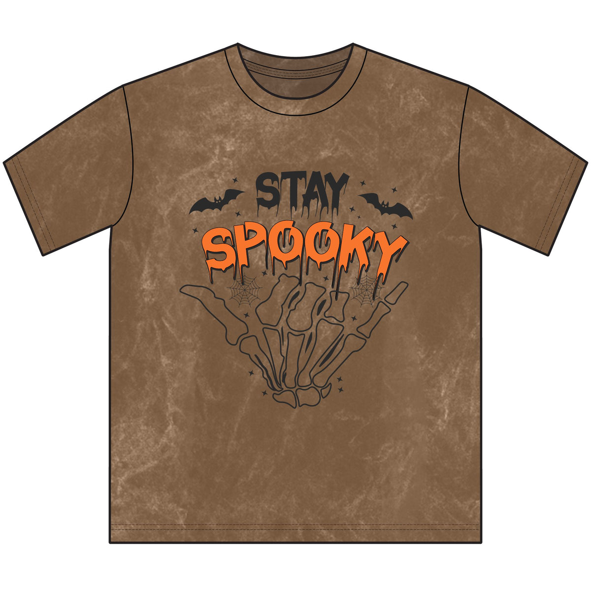 Stay Spooky Tee — Vintage Skeleton Hand Halloween T‑Shirt