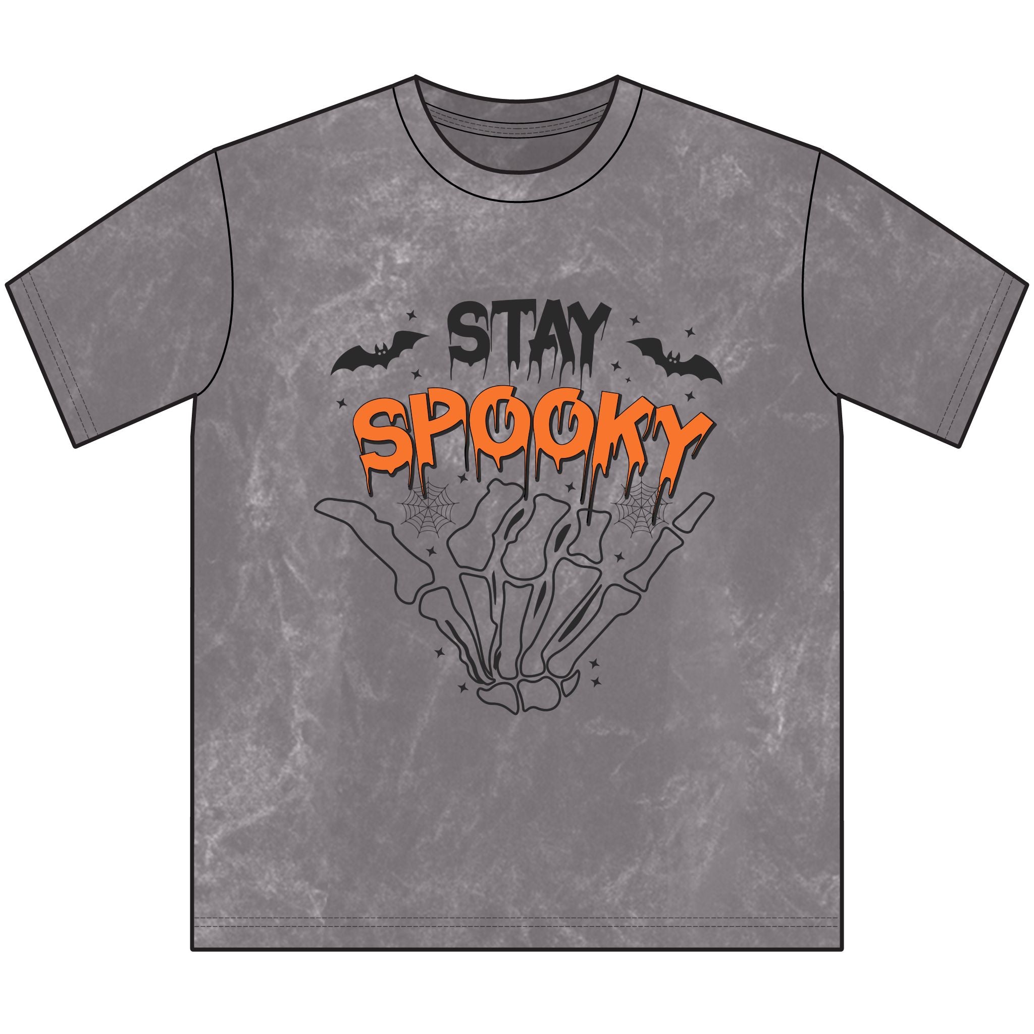 Stay Spooky Tee — Vintage Skeleton Hand Halloween T‑Shirt