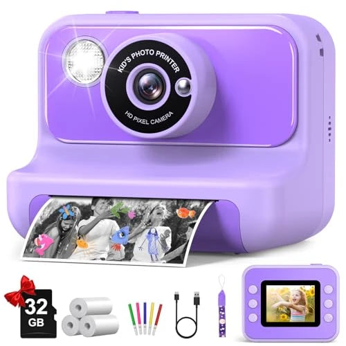 Snap & Print Kids Instant Camera – Create Memories in Seconds!