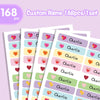 Personalized Heart Shape Name Tags