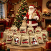 Christmas Burlap Gift Bags