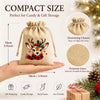 Christmas Burlap Gift Bags