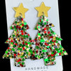 Christmas Themed Acrylic Dangle Earrings