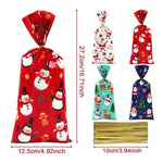 Christmas Drawstring Gift Bags Set