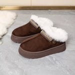 Round Toe Platform Ankle Boots