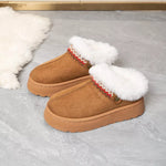 Round Toe Platform Ankle Boots
