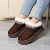Round Toe Platform Ankle Boots