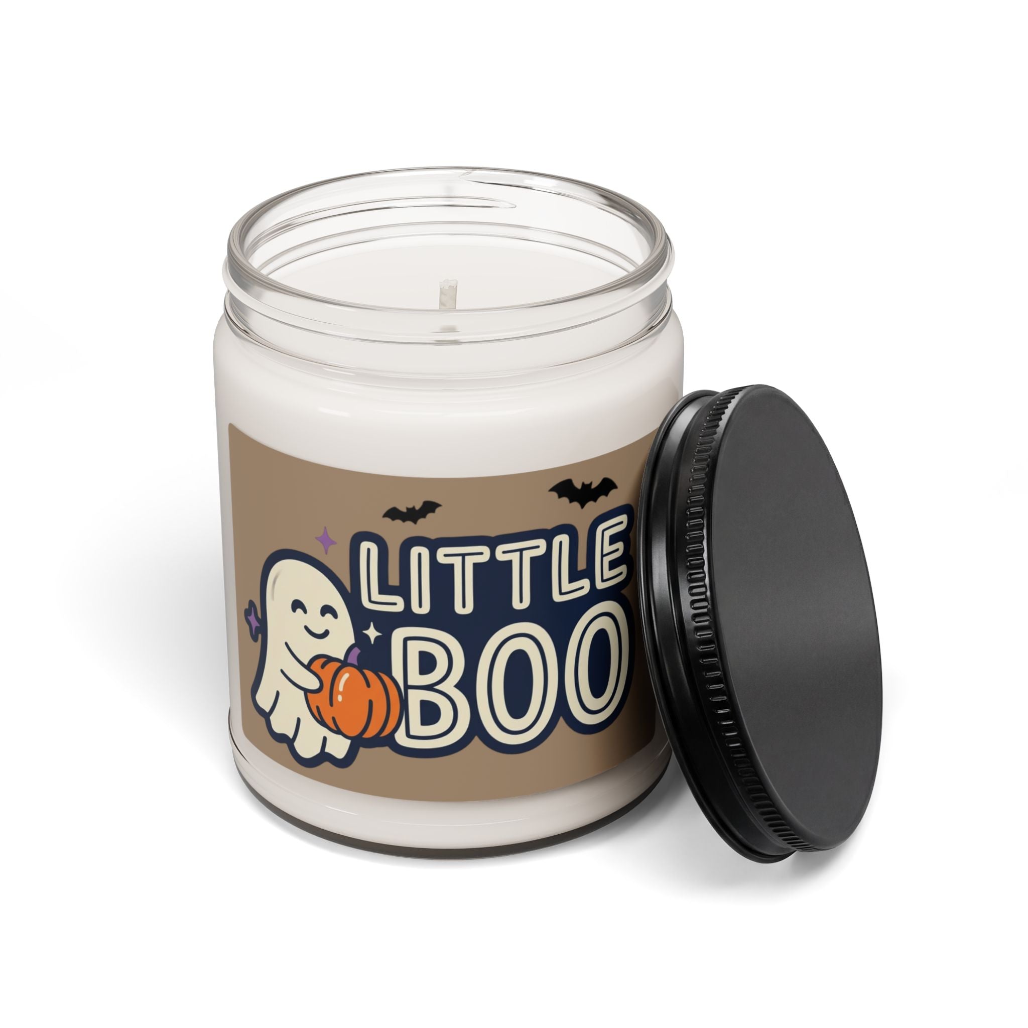 Little Boo Candle | Halloween Soy Candle, Pumpkin Ghost Label