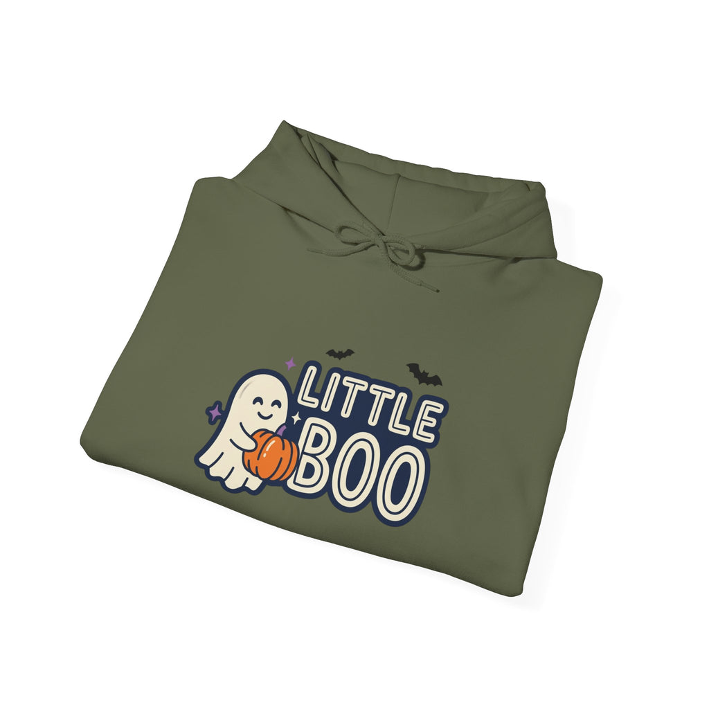 Little Boo Hoodie | Halloween Family Shirts, Matching Ghost Name Design