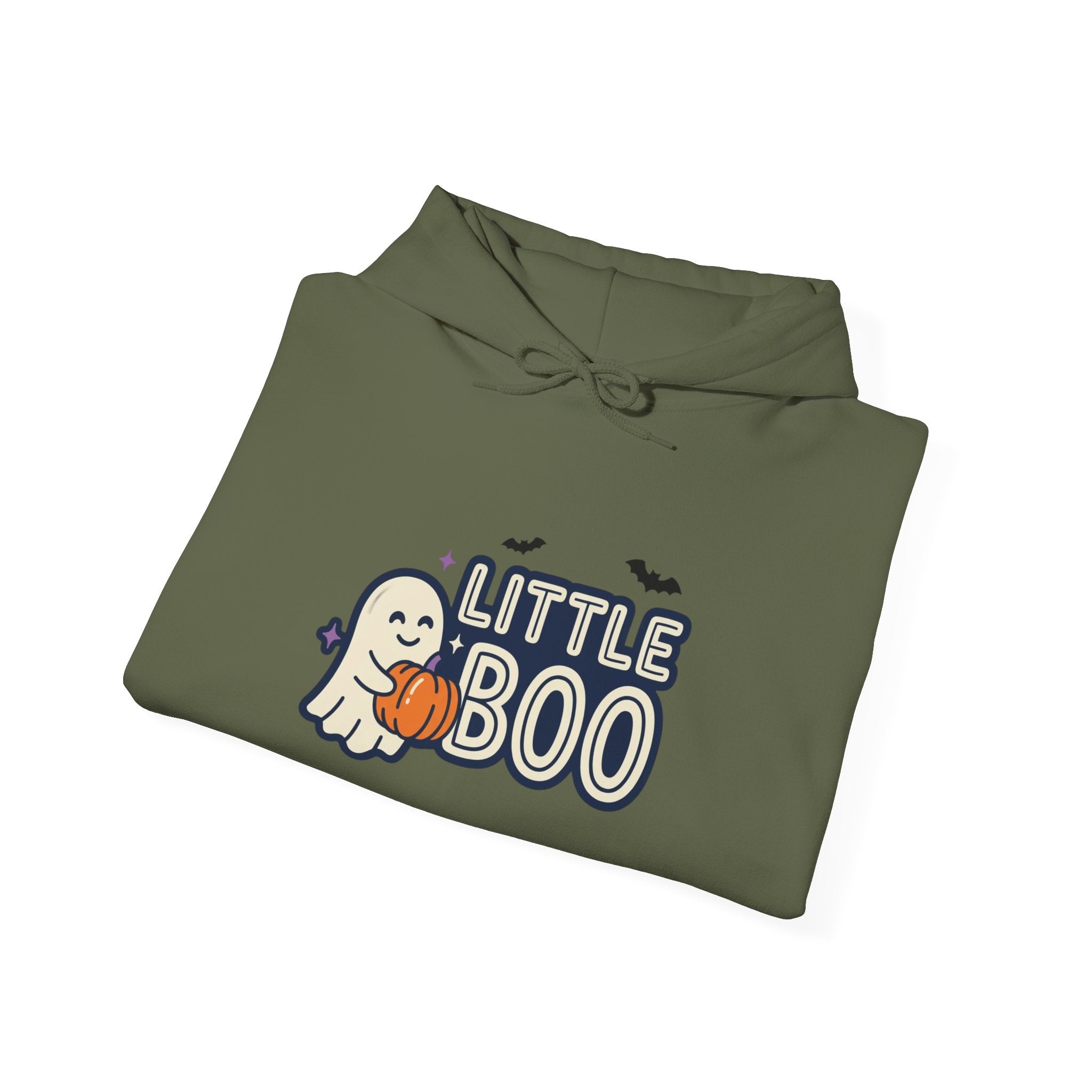 Little Boo Hoodie | Halloween Family Shirts, Matching Ghost Name Design