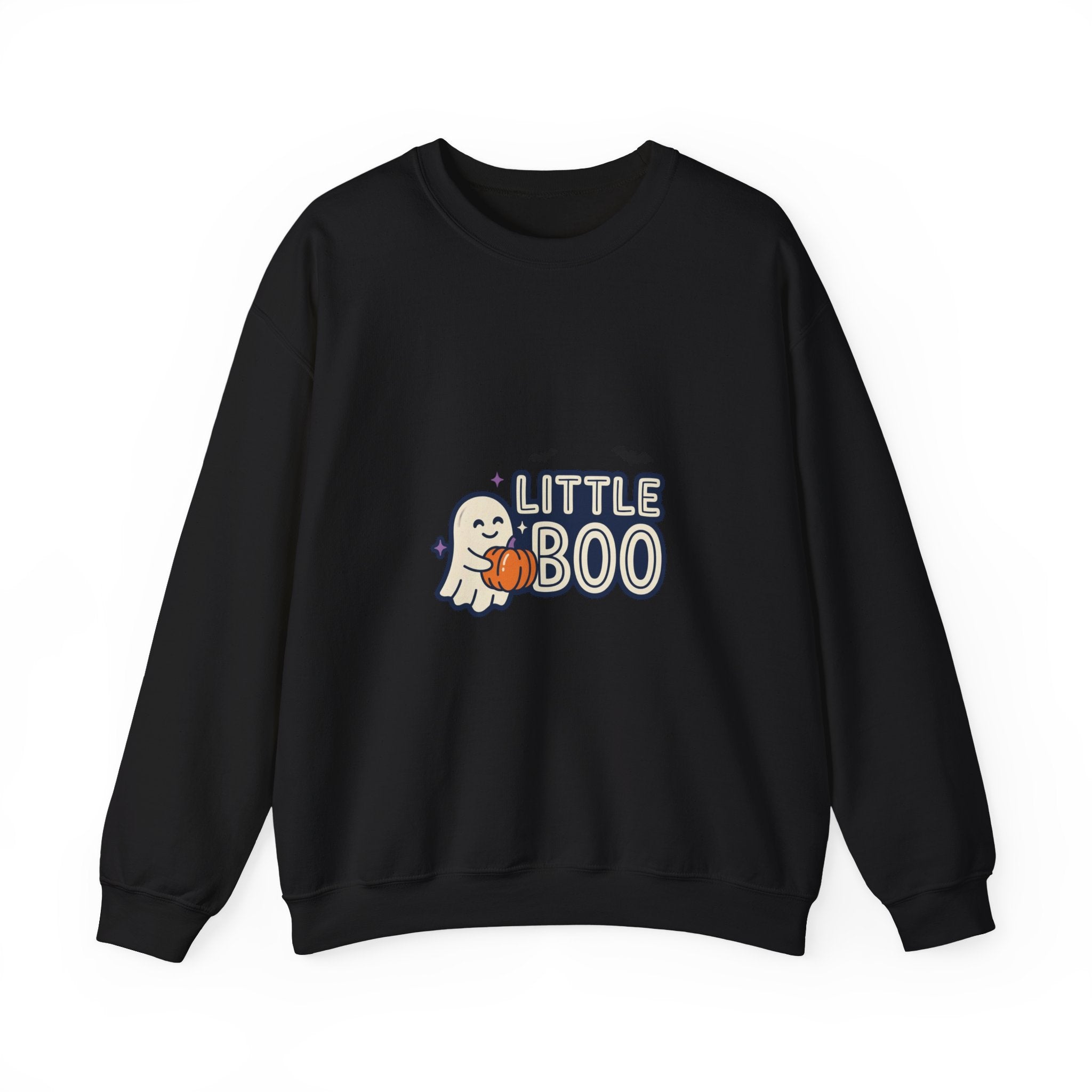 Little Boo Sweatshirt — Cute Halloween Ghost Crewneck for Kids & Parents