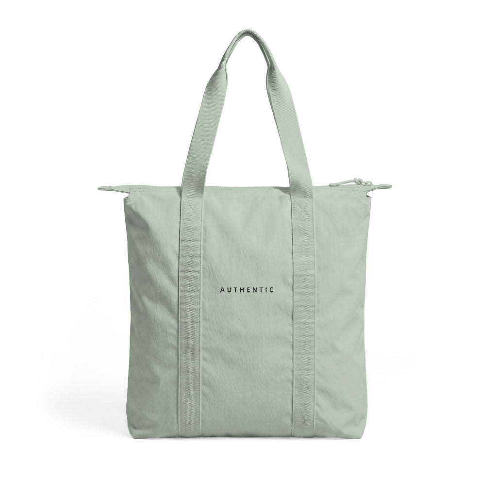 Teach With Heart Nomad Tote Bag — Zippered Teacher Carry-All
