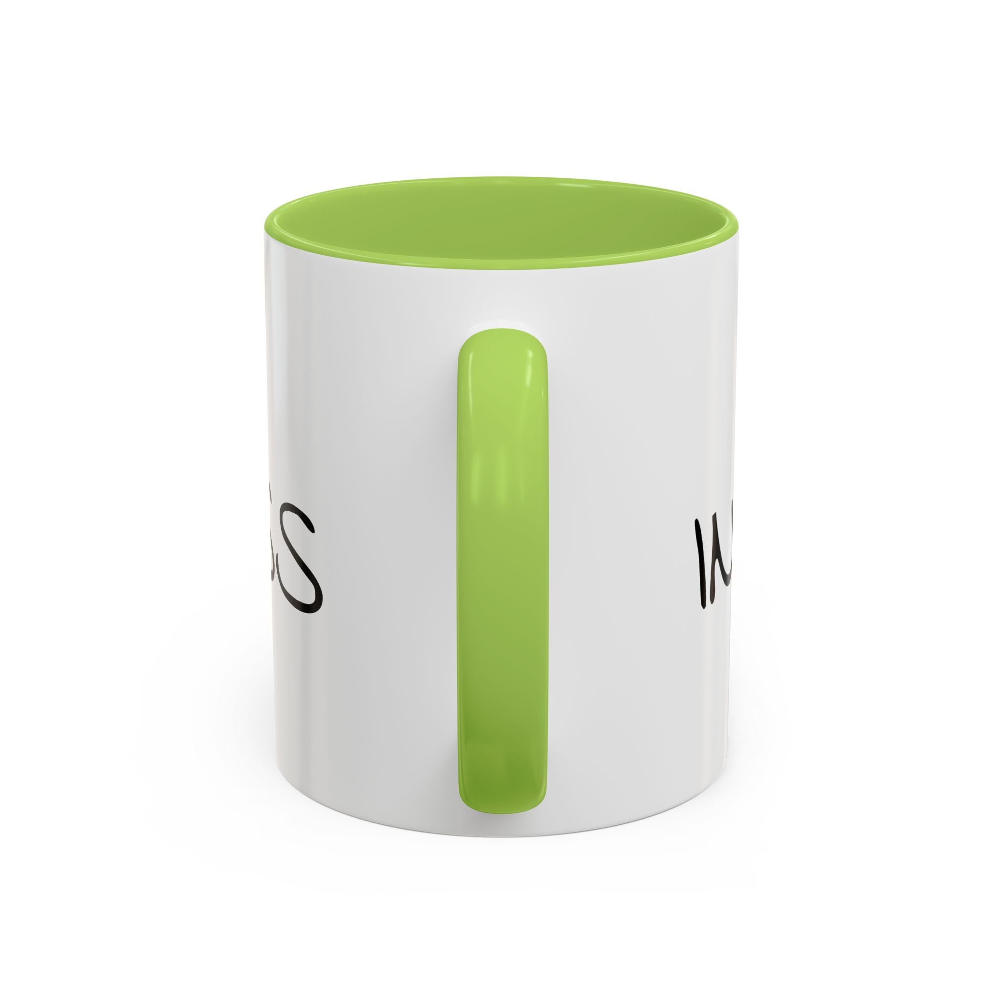 Coffee Mug — "Mom Fuel, Progress" Accent Mug with Heart (11/15oz)
