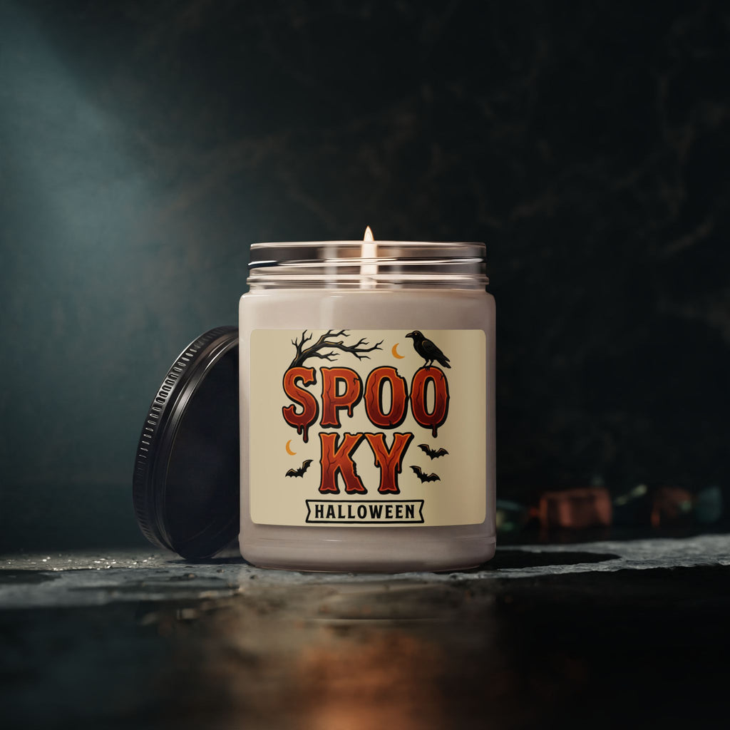 Spooky Halloween Soy Candle — 9oz Scented Jar