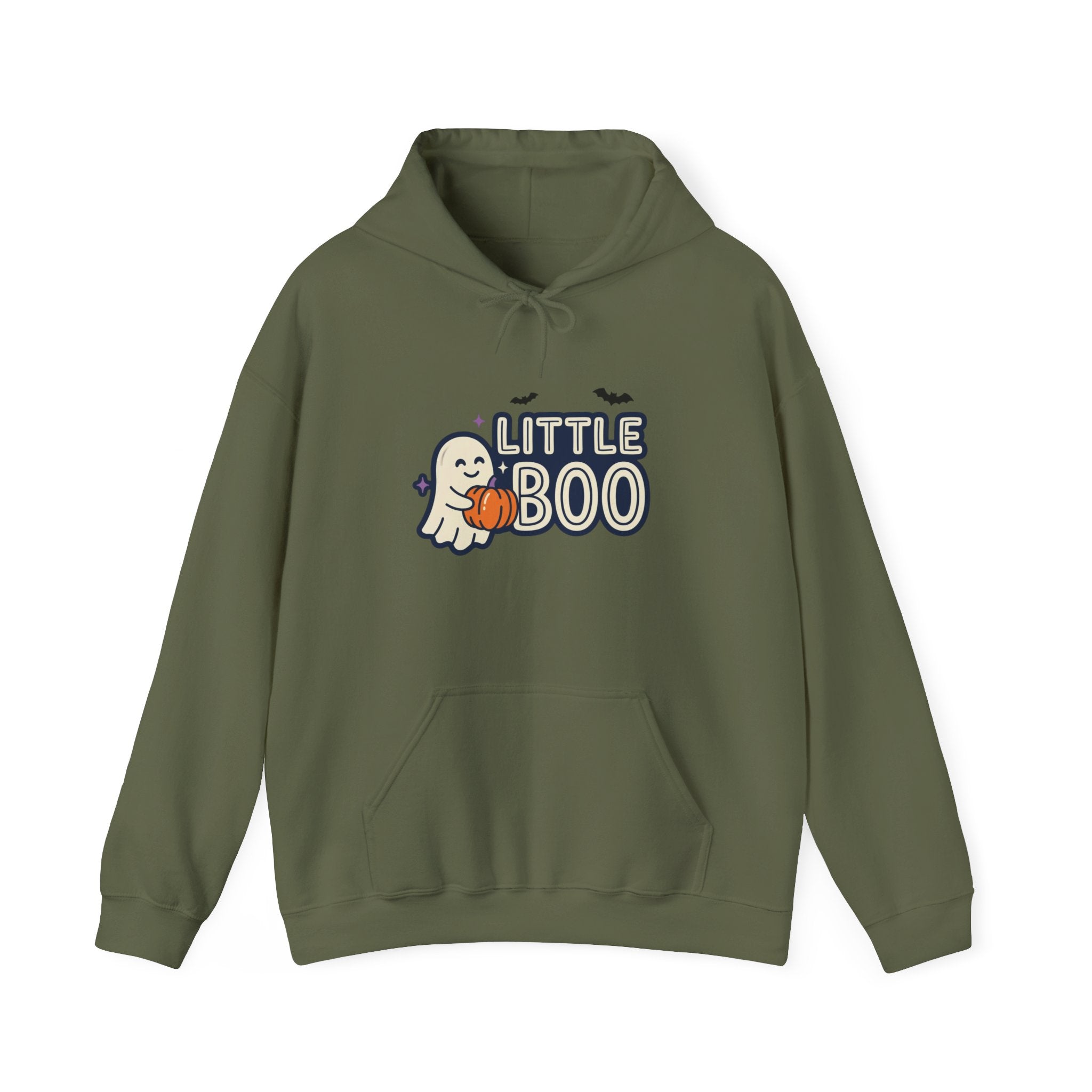 Little Boo Hoodie | Halloween Family Shirts, Matching Ghost Name Design