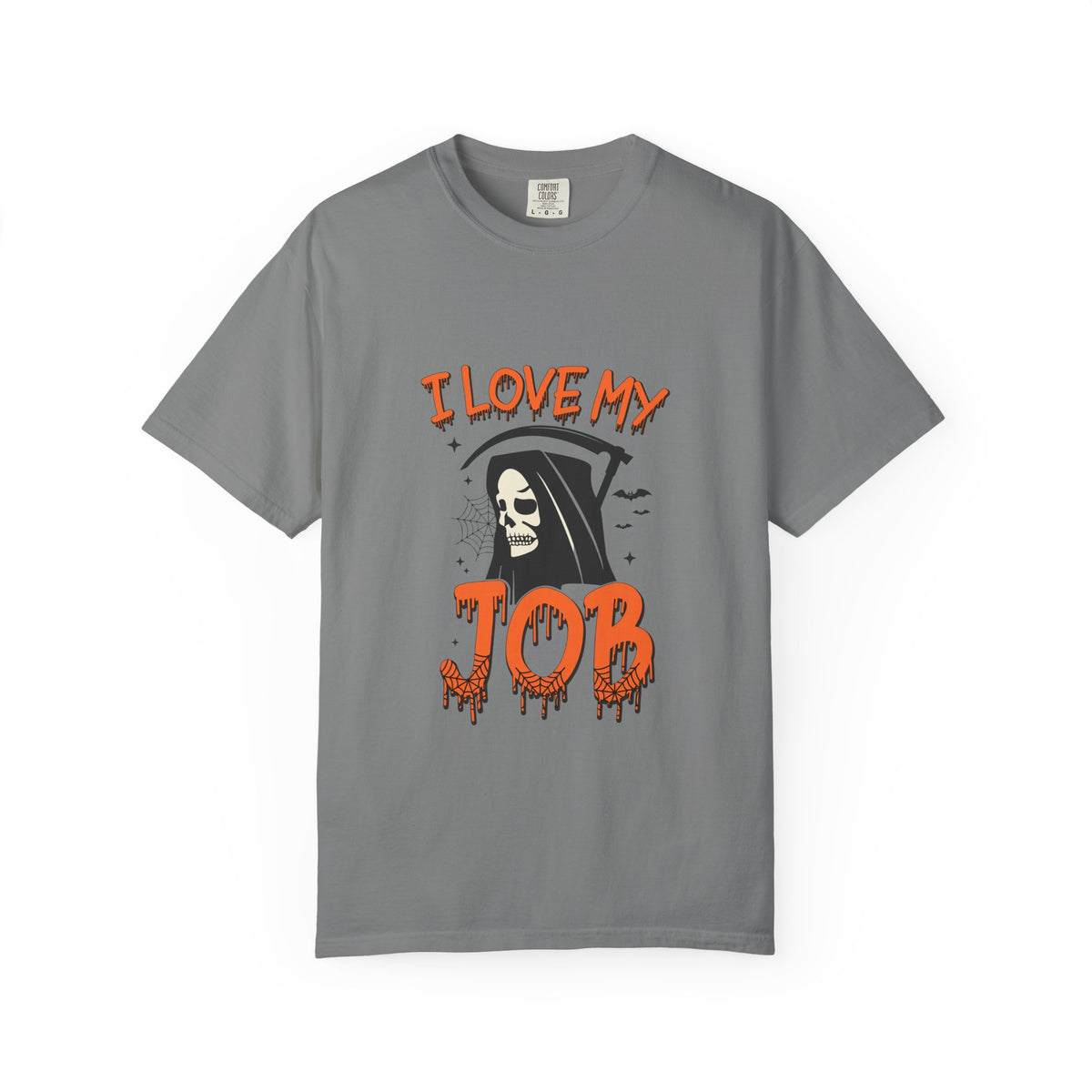 💀 I Love My Job Grim Reaper Tee | Funny Halloween Work Shirt