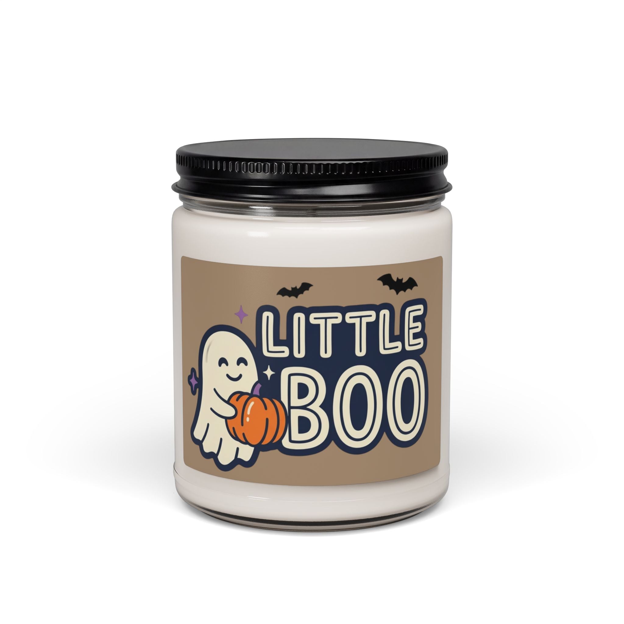 Little Boo Candle | Halloween Soy Candle, Pumpkin Ghost Label