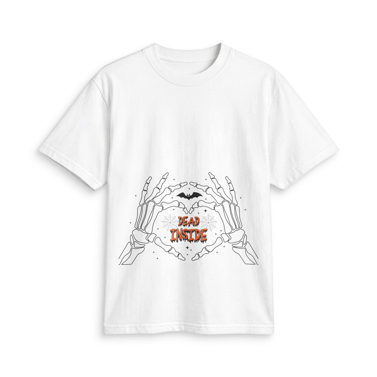 Halloween Skeleton Hands "Dead Inside" Graphic T-Shirt