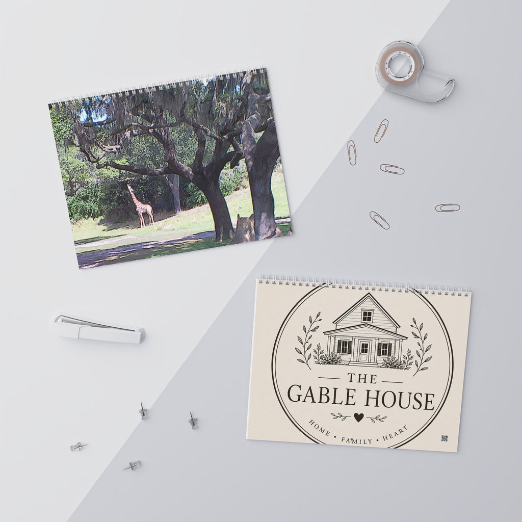 2027 Photo Wall Calendar - Custom Monthly Family & Nature Scenes